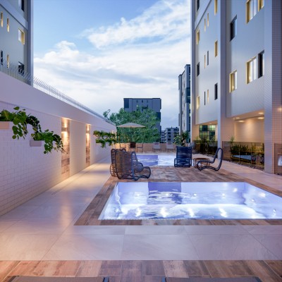 Área de Lazer e Piscina - Condomínio